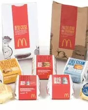 Les packagings de Mc Donald's dans le temps