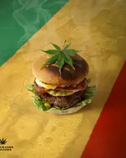 Elle sert un burger au cannabis à ses clients...