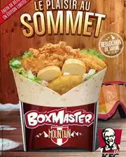 Retour du Boxmaster Mountain et du Double Krunch Texan Grill chez KFC