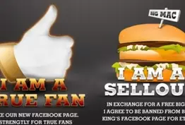 Burger King trie ses fans facebook sur le volet