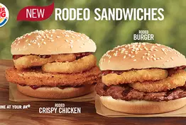 Burger King lance les Rodeo Burgers aux Etats Unis
