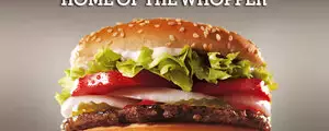 Le Whopper de chez Burger King